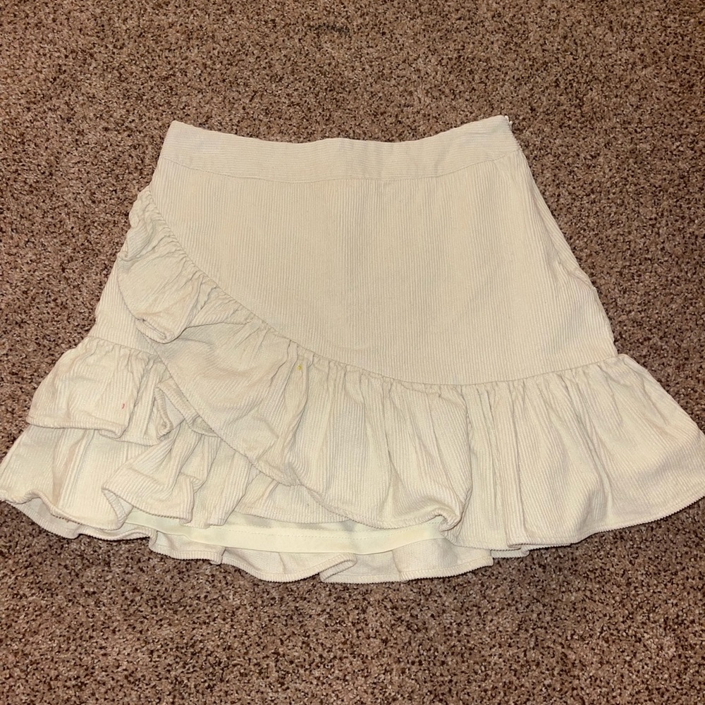 Altar’d state tan corduroy skirt xs